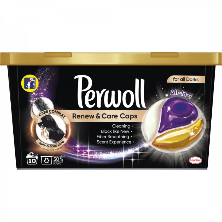 Perwoll Renew Caps 10ks BLACK - Drogerie Prací prostředky Kapsle